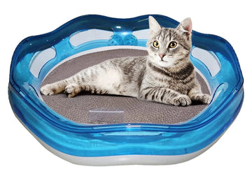 Smarty Pet Cat Playpan Nest With Scratching Board, Catnip Toy & Bell Ball